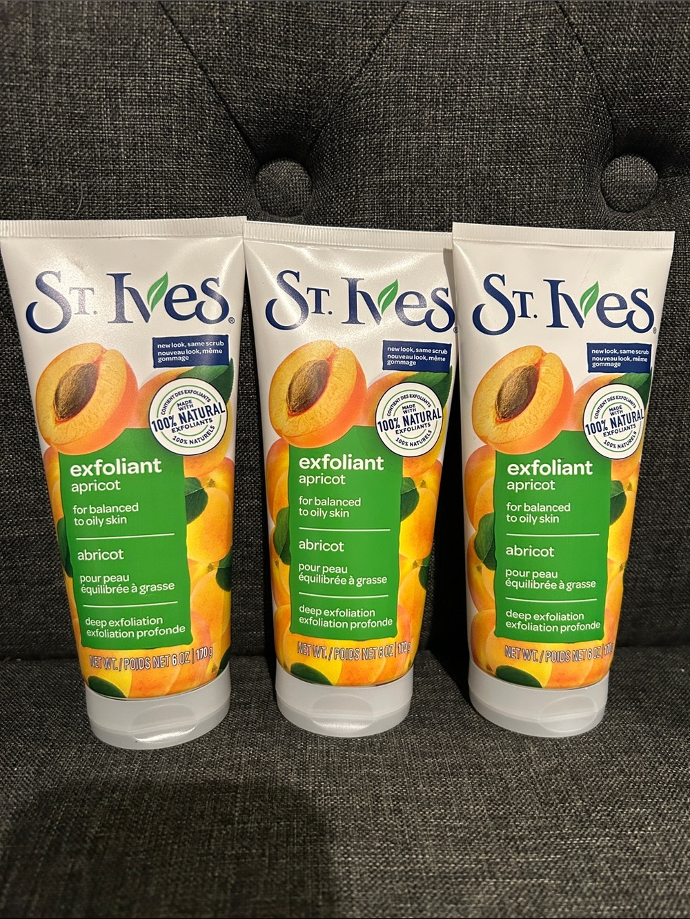 NEW 🆕 Lot of THREE St Yves Exfoliant Abricot Facial Scrubs